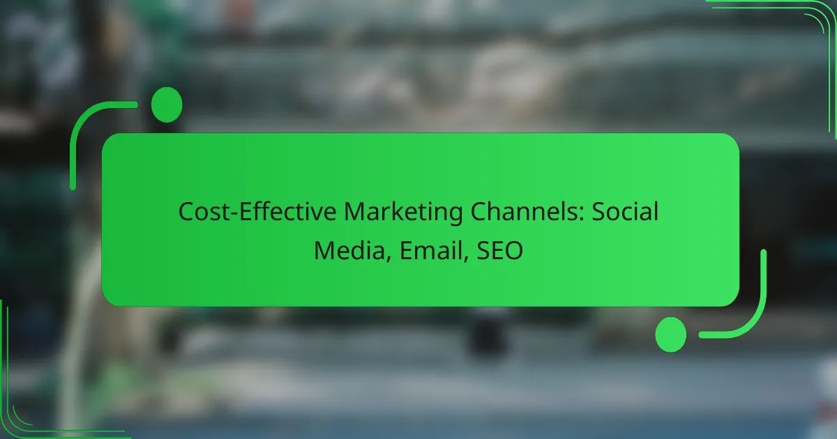 Ekonomiški rinkodaros kanalai: socialinė medija, el. paštas, SEO