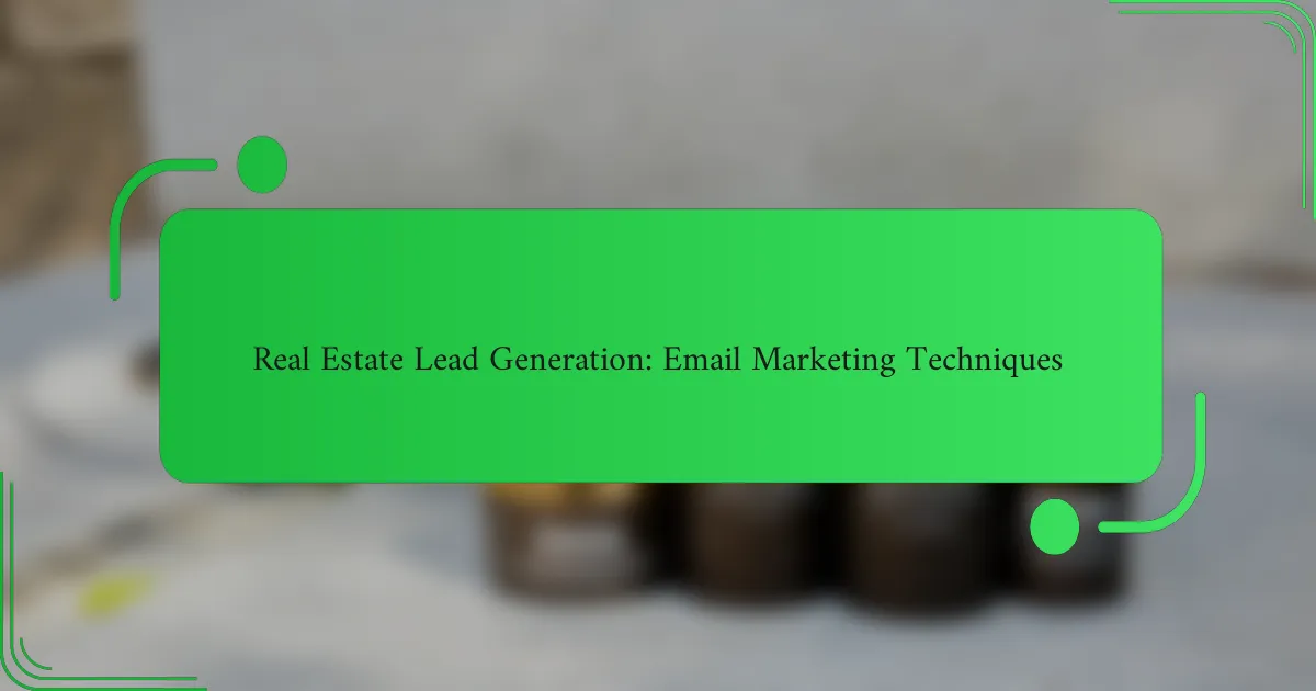 Nekilnojamojo turto potencialių klientų generavimas: el. pašto rinkodaros technikos