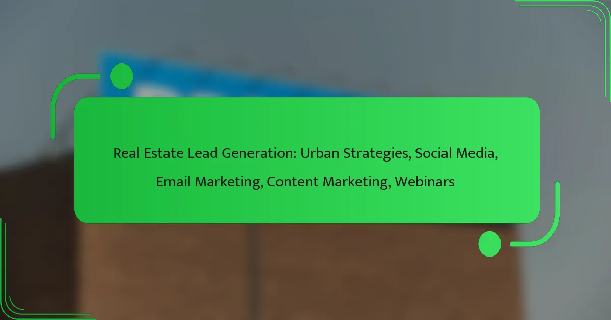 Nekilnojamojo turto potencialių klientų generavimas: miestų strategijos, socialinės žiniasklaidos, el. pašto rinkodara, turinio rinkodara, internetiniai seminarai